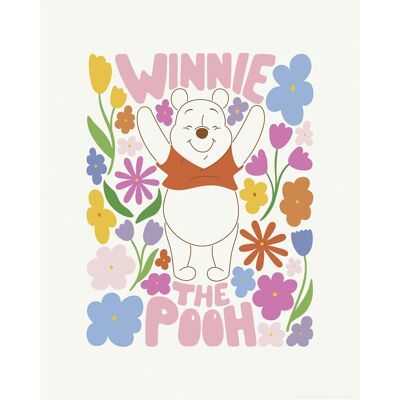 Komar Wandbild Disney Winnie the Pooh Happy Botanical 40 cm x 50 cm Bunt Komar Wandbild Disney Winnie the Pooh Happy Botanical 40 cm x 50 cm Bunt