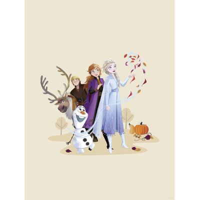 Komar Wandbild Disney Frozen Autumn Feeling 30 cm x 40 cm Beige Komar Wandbild Disney Frozen Autumn Feeling 30 cm x 40 cm Beige