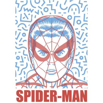 Komar Wandbild Marvel Spider-Man Face 30 cm x 40 cm Blau Komar Wandbild Marvel Spider-Man Face 30 cm x 40 cm Blau