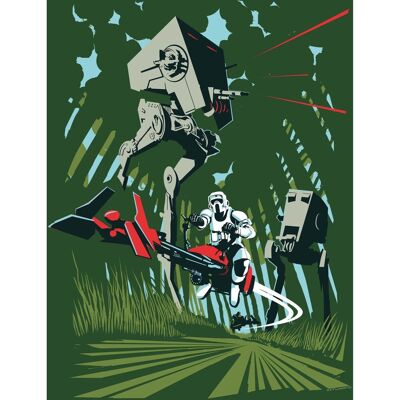 Komar Wandbild Star Wars Endor 30 x 40 cm Komar Wandbild Star Wars Endor 30 x 40 cm