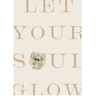 Komar Wandbild Disney Lilo and Stitch Soul Glow 50 cm x 70 cm Komar Wandbild Disney Lilo and Stitch Soul Glow 50 cm x 70 cm