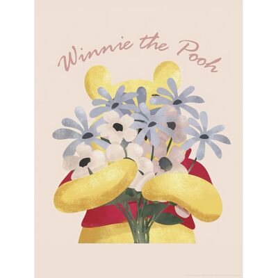 Komar Wandbild Disney Winnie the Pooh Into The Blooms 30 cm x 40 cm Gelb Komar Wandbild Disney Winnie the Pooh Into The Blooms 30 cm x 40 cm Gelb