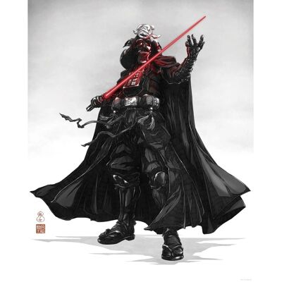 Komar Wandbild Star Wars Vision Samurai Dark Lord 40 cm x 50 cm Rot Komar Wandbild Star Wars Vision Samurai Dark Lord 40 cm x 50 cm Rot