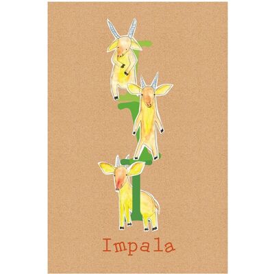 Komar Wandbild ABC Animal I 30 x 40 cm Komar Wandbild ABC Animal I 30 x 40 cm