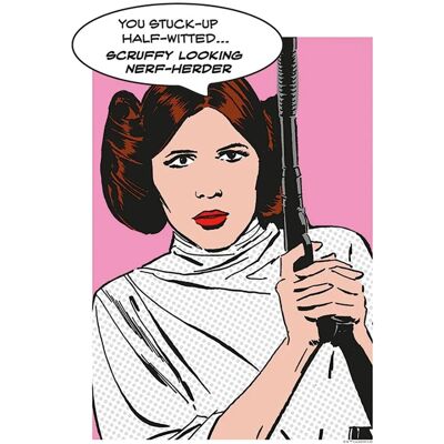Komar Wandbild Star Wars Leia 30 x 40 cm Komar Wandbild Star Wars Leia 30 x 40 cm