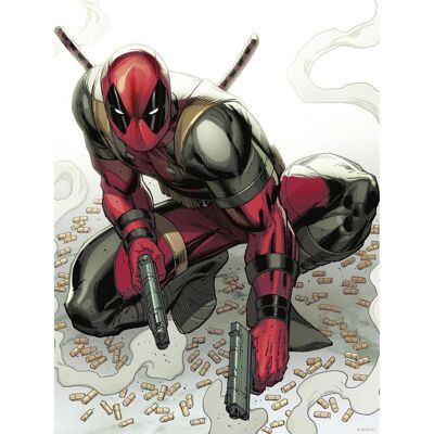 Komar Wandbild Marvel Deadpool Bullets 30 cm x 40 cm Rot Komar Wandbild Marvel Deadpool Bullets 30 cm x 40 cm Rot