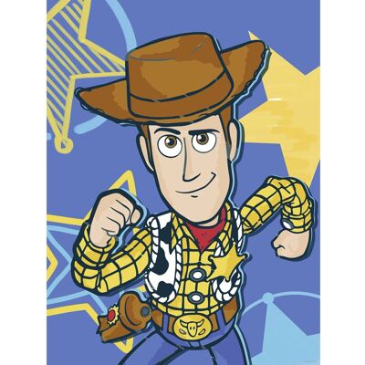 Komar Wandbild Disney and Pixar Toy Story Woody 30 cm x 40 cm Blau Komar Wandbild Disney and Pixar Toy Story Woody 30 cm x 40 cm Blau