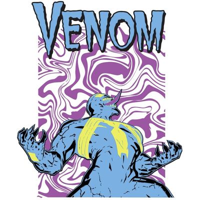 Komar Wandbild Marvel Venom Colourful Scream 50 cm x 70 cm Blau Komar Wandbild Marvel Venom Colourful Scream 50 cm x 70 cm Blau