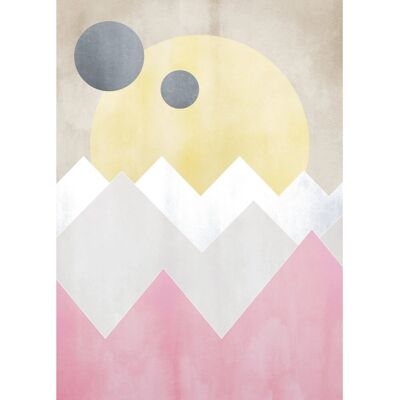 KOMAR Sunrise Spring Bunt Poster - Rechteckige Kunst für Kinder & Schlafzimmer KOMAR Sunrise Spring Bunt Poster - Rechteckige Kunst für Kinder & Schlafzimmer