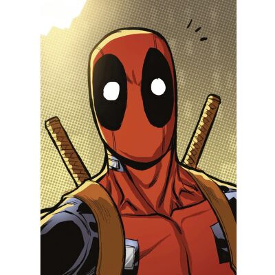 Komar Wandbild Marvel Deadpool Holup 50 cm x 70 cm Rot Komar Wandbild Marvel Deadpool Holup 50 cm x 70 cm Rot