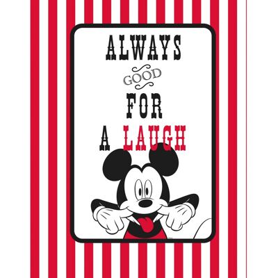 KOMAR Mickey Mouse Laugh Poster - 70cm x 50cm - Poster KOMAR Mickey Mouse Laugh Poster - 70cm x 50cm - Poster