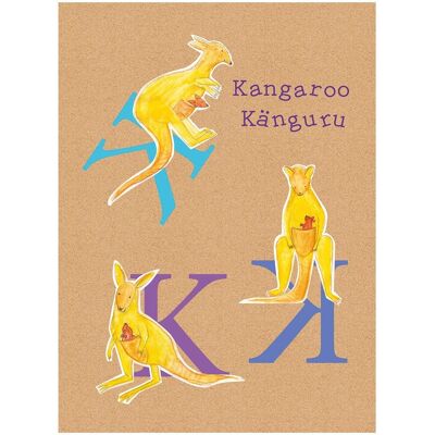 KOMAR ABC Animal K Bunt Poster - Poster KOMAR ABC Animal K Bunt Poster - Poster