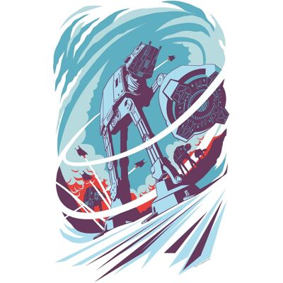 Komar Wandbild Star Wars Hoth 30 x 40 cm Komar Wandbild Star Wars Hoth 30 x 40 cm