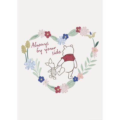 Komar Wandbild Disney Winnie the Pooh Always by Your Side 50 cm x 70 cm Bunt Komar Wandbild Disney Winnie the Pooh Always by Your Side 50 cm x 70 cm Bunt