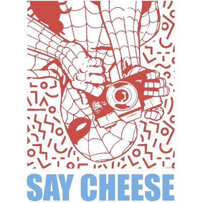 Komar Wandbild Marvel Spider-Man Say Cheese Red 30 cm x 40 cm Komar Wandbild Marvel Spider-Man Say Cheese Red 30 cm x 40 cm