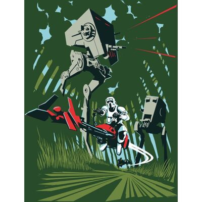 Komar Wandbild Star Wars Endor 40 x 50 cm Komar Wandbild Star Wars Endor 40 x 50 cm