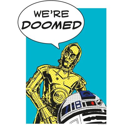 Komar Wandbild Star Wars Droids 30 x 40 cm Komar Wandbild Star Wars Droids 30 x 40 cm
