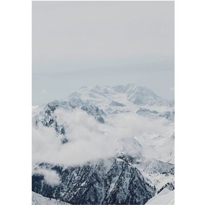 KOMAR Berge Wolken Natur Bunt Poster - Poster KOMAR Berge Wolken Natur Bunt Poster - Poster
