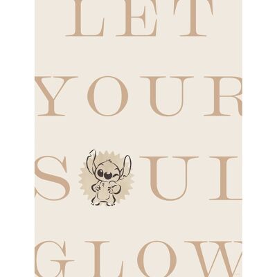 Komar Wandbild Disney Lilo and Stitch Soul Glow 30 cm x 40 cm Komar Wandbild Disney Lilo and Stitch Soul Glow 30 cm x 40 cm