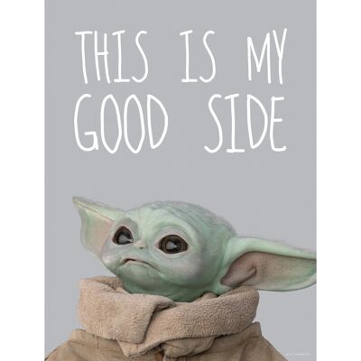 Komar Wandbild Mandalorian The Child Chocolate Side 30 cm x 40 cm Komar Wandbild Mandalorian The Child Chocolate Side 30 cm x 40 cm