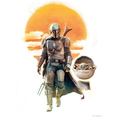 Komar Wandbild Mandalorian The Child Family Trip 30 cm x 40 cm Komar Wandbild Mandalorian The Child Family Trip 30 cm x 40 cm