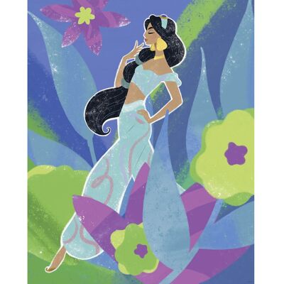 Komar Wandbild Disney Princess Jasmine in Blue 40 cm x 50 cm Komar Wandbild Disney Princess Jasmine in Blue 40 cm x 50 cm