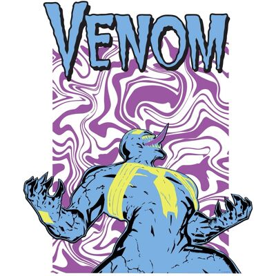 Komar Wandbild Marvel Venom Colourful Scream 30 cm x 40 cm Blau Komar Wandbild Marvel Venom Colourful Scream 30 cm x 40 cm Blau