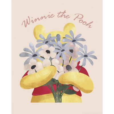 Komar Wandbild Disney Winnie the Pooh Into The Blooms 40 cm x 50 cm Gelb Komar Wandbild Disney Winnie the Pooh Into The Blooms 40 cm x 50 cm Gelb