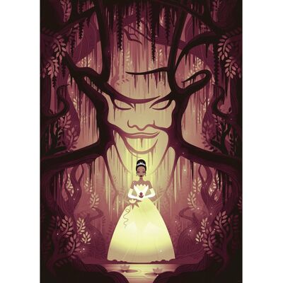 Komar Wandbild Disney Tiana Dr. Facilier 50 cm x 70 cm Gelb Komar Wandbild Disney Tiana Dr. Facilier 50 cm x 70 cm Gelb