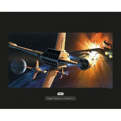 Komar Wandbild Star Wars Orbit War 50 x 40 cm Komar Wandbild Star Wars Orbit War 50 x 40 cm