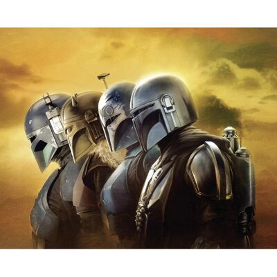 Komar Wandbild Star Wars The Mandalorian Line Up 40 cm x 50 cm Gelb Komar Wandbild Star Wars The Mandalorian Line Up 40 cm x 50 cm Gelb