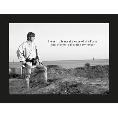 Komar Wandbild Star Wars Quote 40 x 30 cm Komar Wandbild Star Wars Quote 40 x 30 cm