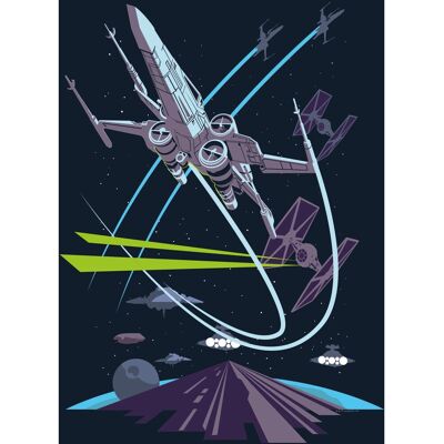 Komar Wandbild Star Wars X-Wing 40 x 50 cm Komar Wandbild Star Wars X-Wing 40 x 50 cm