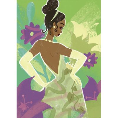 Komar Wandbild Disney Princess Tiana in Green 50 cm x 70 cm Komar Wandbild Disney Princess Tiana in Green 50 cm x 70 cm