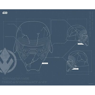 Komar Wandbild Star Wars Helmet 50 x 40 cm Komar Wandbild Star Wars Helmet 50 x 40 cm