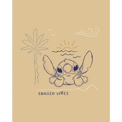 Komar Wandbild Disney Lilo and Stitch Chilled Vibes 40 cm x 50 cm Komar Wandbild Disney Lilo and Stitch Chilled Vibes 40 cm x 50 cm