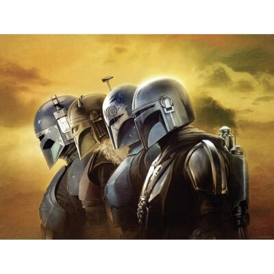 Komar Wandbild Star Wars The Mandalorian Line Up 30 cm x 40 cm Gelb Komar Wandbild Star Wars The Mandalorian Line Up 30 cm x 40 cm Gelb