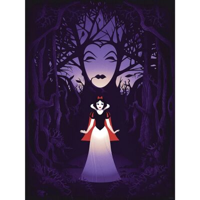 Komar Wandbild Disney Snow White Evil Queen 30 cm x 40 cm Lila Komar Wandbild Disney Snow White Evil Queen 30 cm x 40 cm Lila