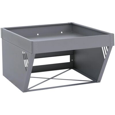 MCW Mähroboter-Garage mit Pflanzkasten P41 Metall 40x60x70cm Grau MCW Mähroboter-Garage mit Pflanzkasten P41 Metall 40x60x70cm Grau