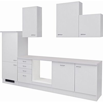 FlexWell Classic Flex-Well Classic Küchenzeile Wito 280 cm ohne E-Geräte Weiß FlexWell Classic Flex-Well Classic Küchenzeile Wito 280 cm ohne E-Geräte Weiß