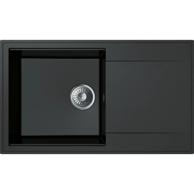 Miló Einbauspüle Granitverbundstoff Palladio 86 Schwarz Miló Einbauspüle Granitverbundstoff Palladio 86 Schwarz