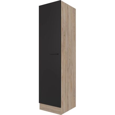Flex-Well Capri Vorratsschrank - 50x200x57cm, Schwarz, 3 Einlegeböden Flex-Well Capri Vorratsschrank - 50x200x57cm, Schwarz, 3 Einlegeböden
