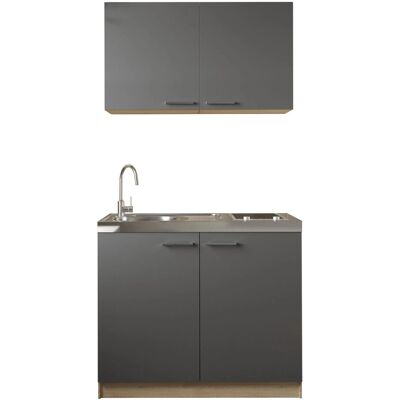 Respekta Küchenmöbel-Set 4 Merle 100 cm Grau Respekta Küchenmöbel-Set 4 Merle 100 cm Grau