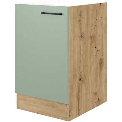 Flex-Well Cara Küchenschrank - 50x82,2x57,1 cm, Grün, Holzoptik Flex-Well Cara Küchenschrank - 50x82,2x57,1 cm, Grün, Holzoptik