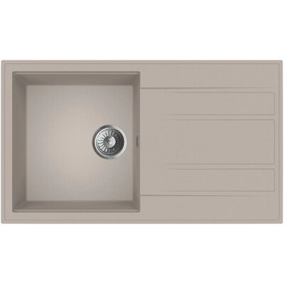Miló Einbauspüle Granitverbundstoff Luxuria 86 Sand 39 cm Beckenbreite Miló Einbauspüle Granitverbundstoff Luxuria 86 Sand 39 cm Beckenbreite