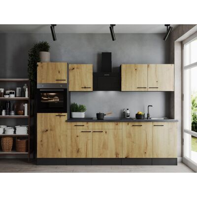 Respekta Küchenzeile Oliver 280 cm Artisan Eiche Respekta Küchenzeile Oliver 280 cm Artisan Eiche
