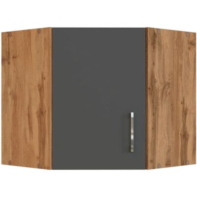 Held Möbel Küchen-Eck-Hängeschrank Sorrento BxHxT 60x57x60cm Anthra.-WotanEiche Held Möbel Küchen-Eck-Hängeschrank Sorrento BxHxT 60x57x60cm Anthra.-WotanEiche
