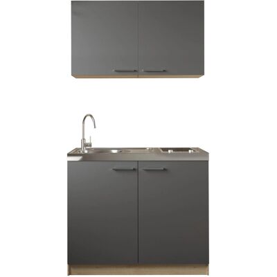 Respekta Küchenmöbel-Set 6 Merle 100 cm Grau Respekta Küchenmöbel-Set 6 Merle 100 cm Grau