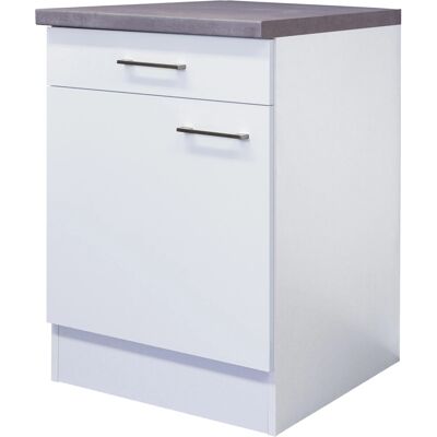 FlexWell Exclusiv Flex-Well Exclusiv Küchen-Unterschrank Joelina 60 cm Weiß FlexWell Exclusiv Flex-Well Exclusiv Küchen-Unterschrank Joelina 60 cm Weiß