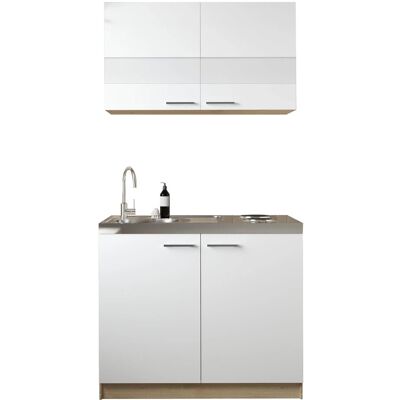 Respekta Küchenmöbel-Set 5 Merle 100 cm Weiß Respekta Küchenmöbel-Set 5 Merle 100 cm Weiß